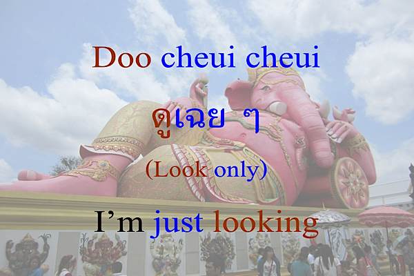 Learn Thai I'm just looking