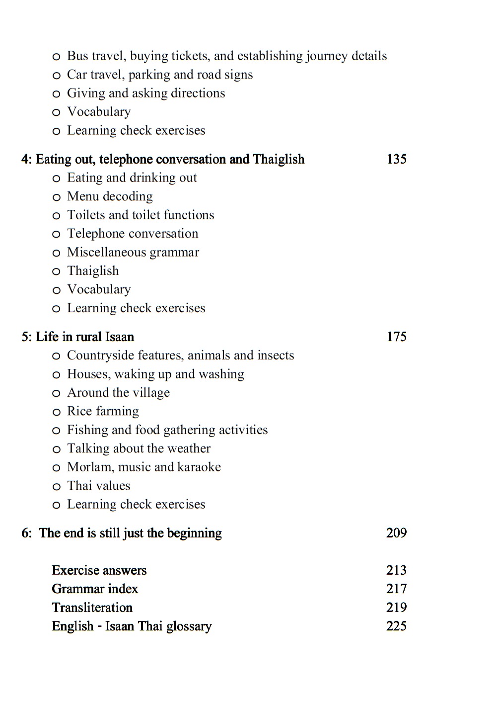 Speak Isaan Thai 2 Contents 2