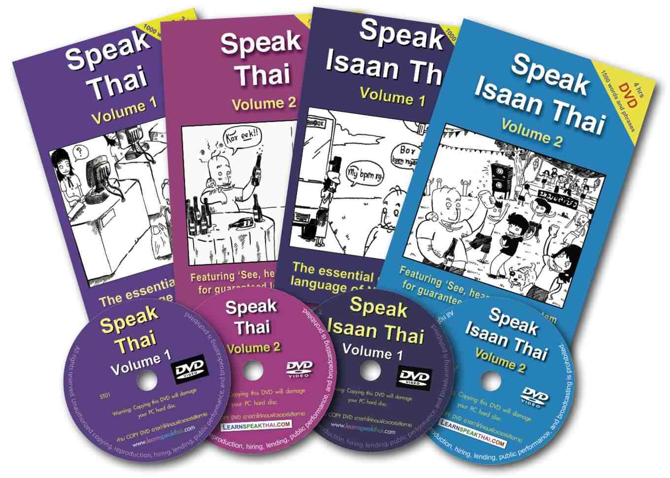 Learn Thai Books and DVD Range