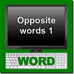 Vocabulary Building 1: Opposite Words